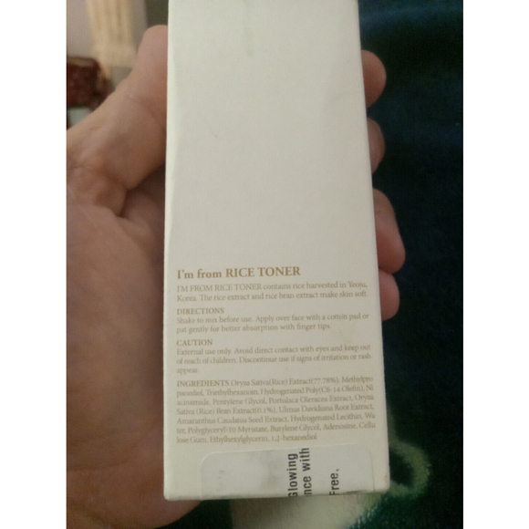 I'm From Rice Toner 5.07oz New Sealed Box Damaged Expires 1/2027 - Picture 3 of 5